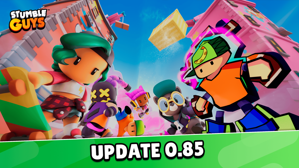 Stumble Guys - 0.85 PATCH NOTES - It's Concretely Madness In Here!